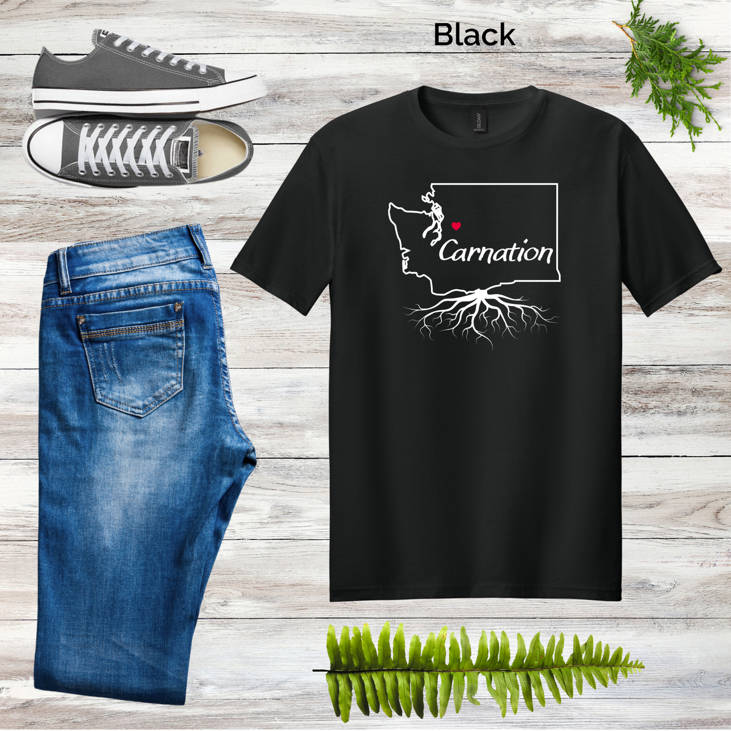 Carnation Roots Tee