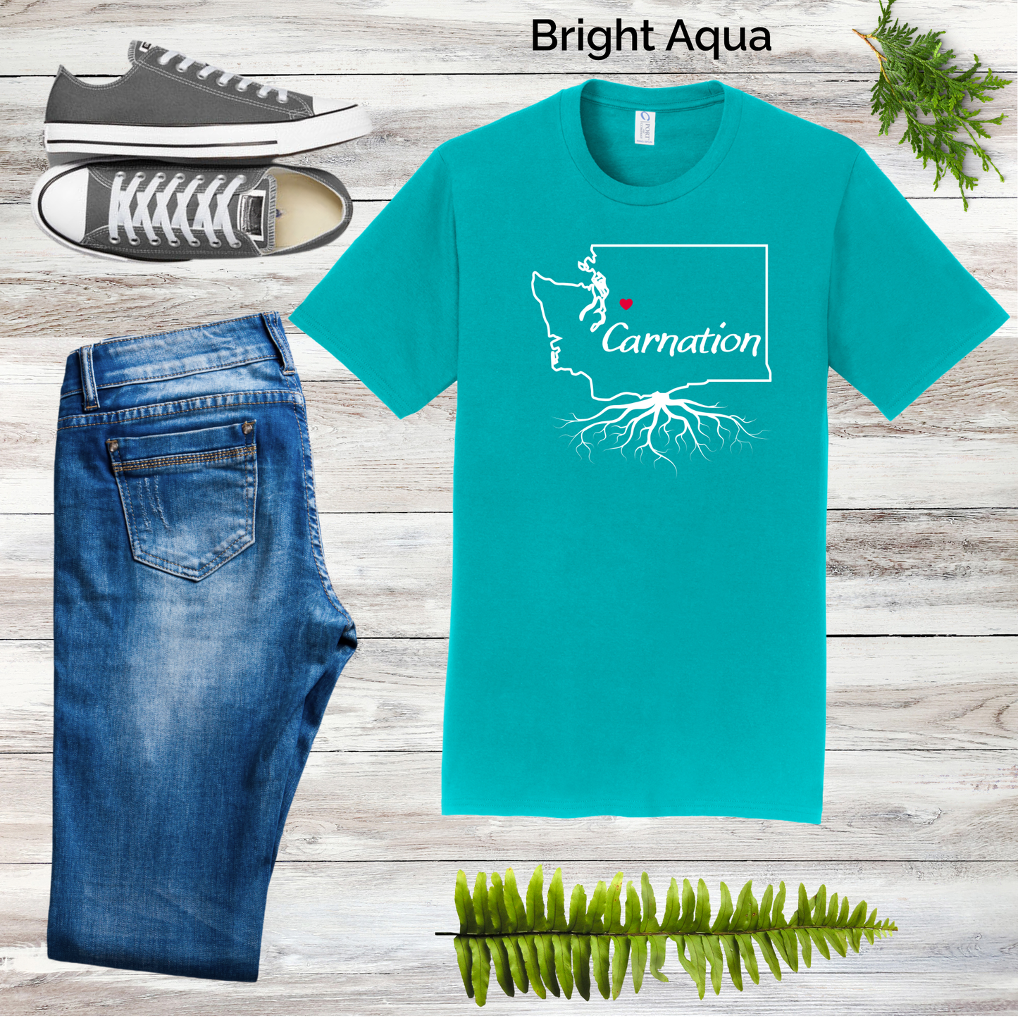 Carnation Roots Tee