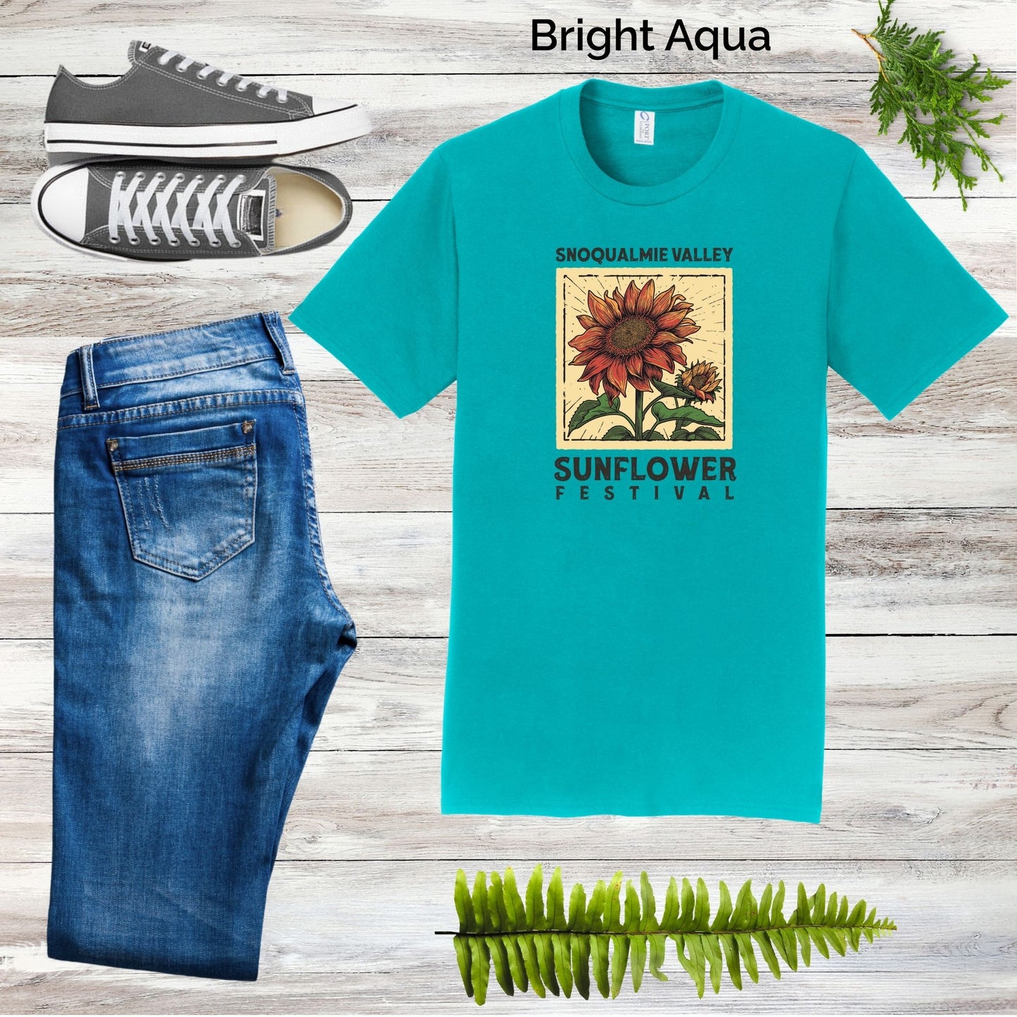 Snoqualmie Valley Sunflower Festival Tees