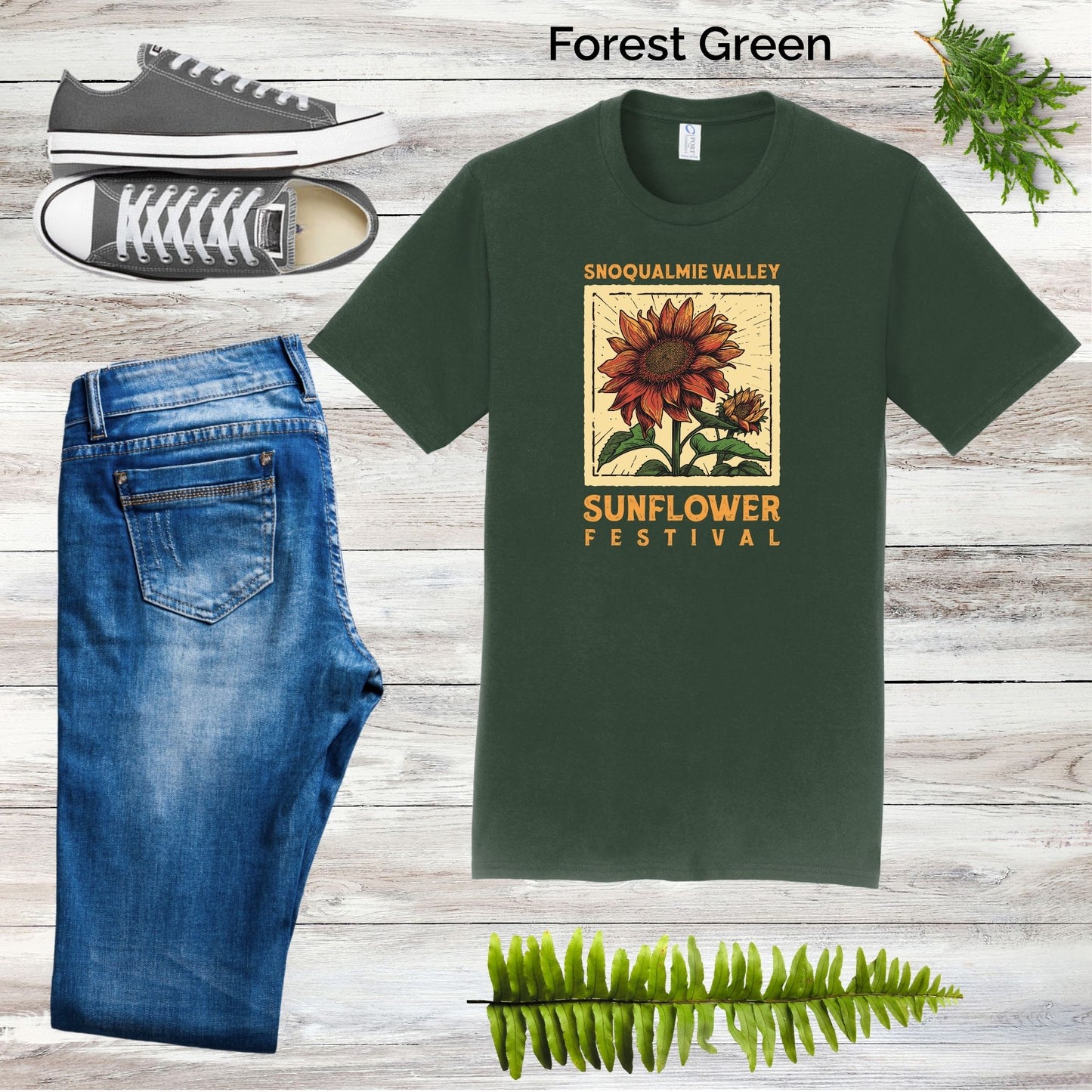 Snoqualmie Valley Sunflower Festival Tees