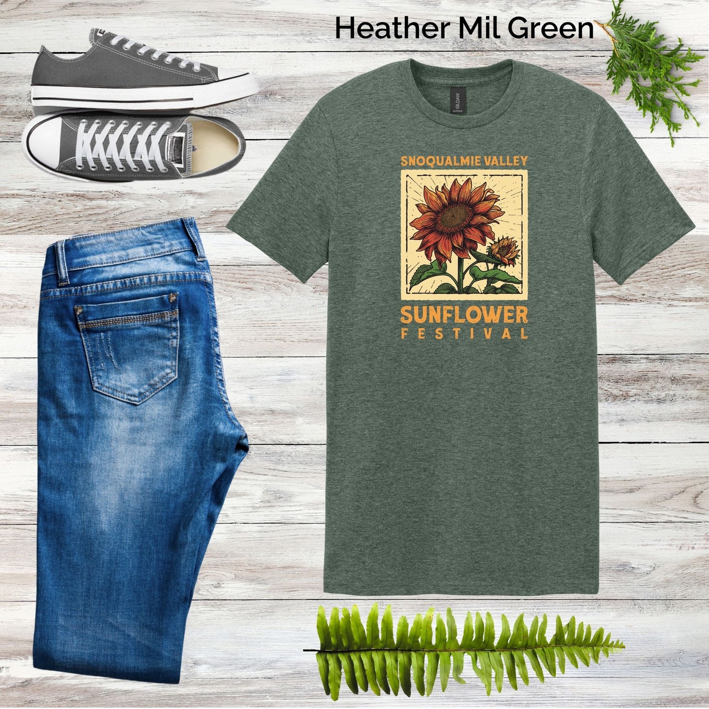 Snoqualmie Valley Sunflower Festival Tees