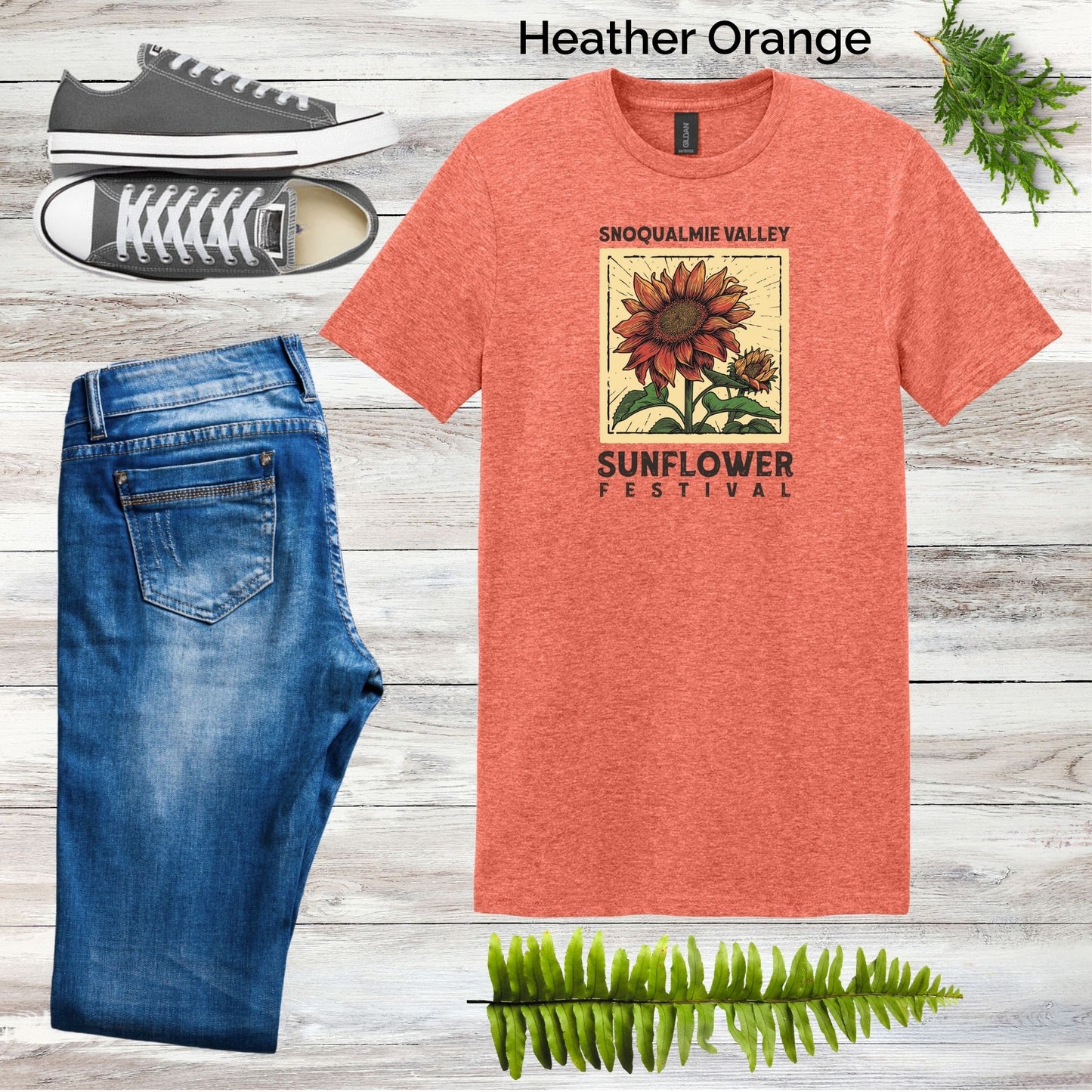 Snoqualmie Valley Sunflower Festival Tees