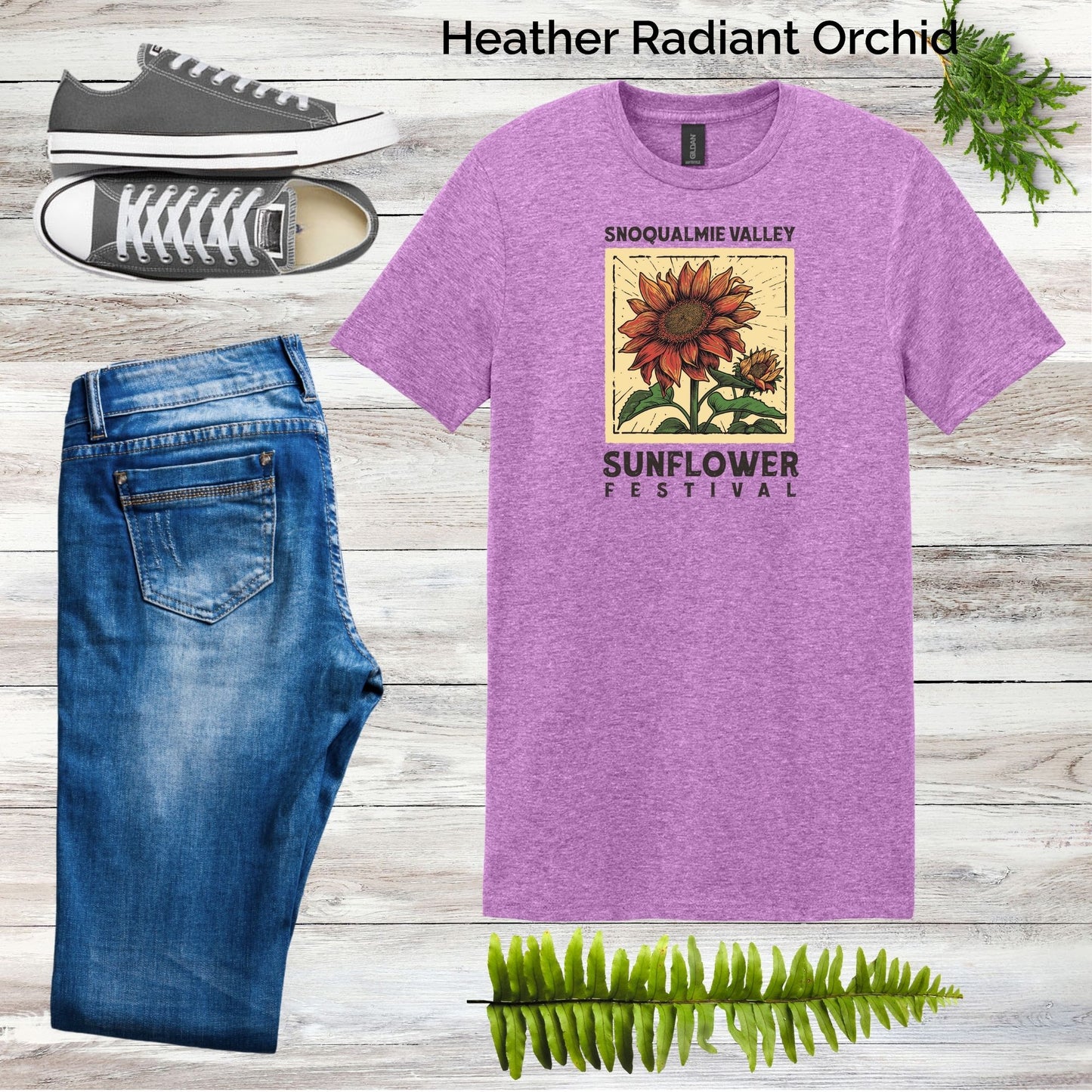Snoqualmie Valley Sunflower Festival Tees