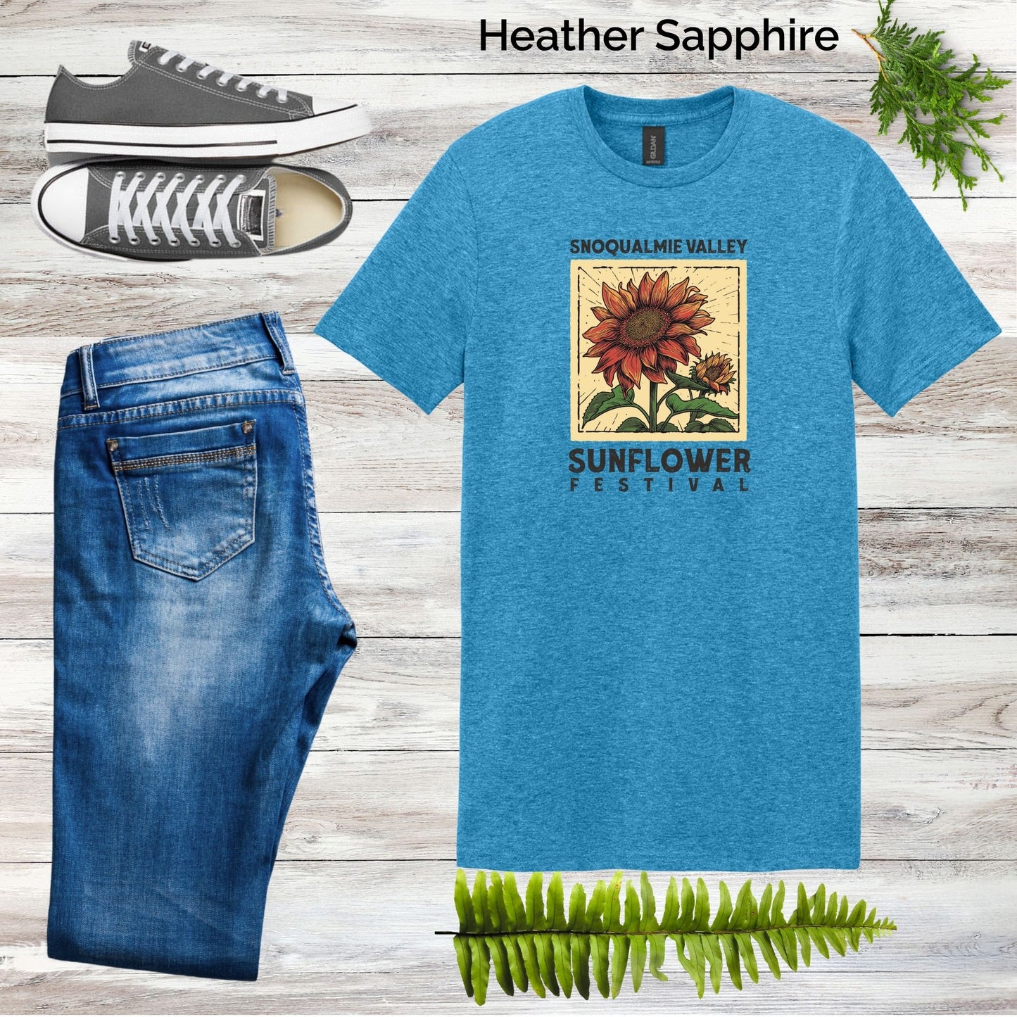 Snoqualmie Valley Sunflower Festival Tees