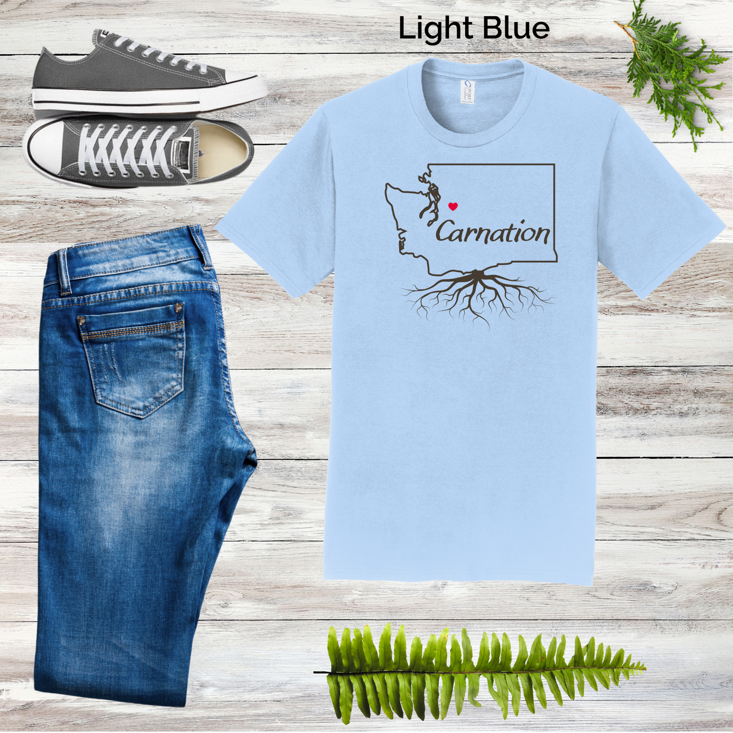 Carnation Roots Tee