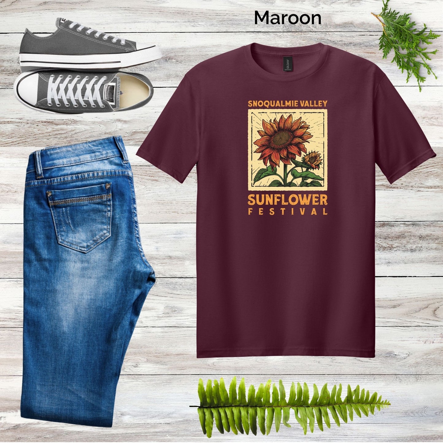 Snoqualmie Valley Sunflower Festival Tees