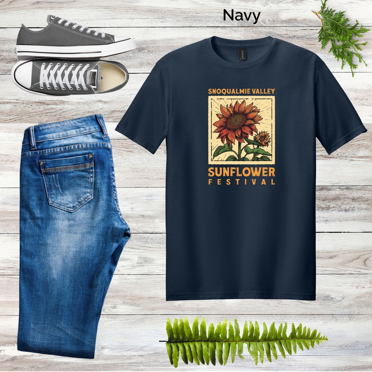 Snoqualmie Valley Sunflower Festival Tees