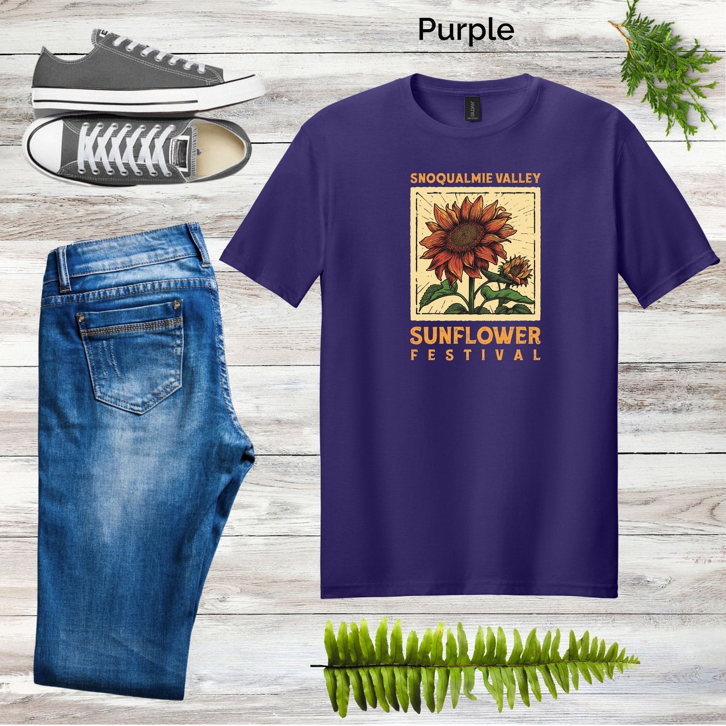 Snoqualmie Valley Sunflower Festival Tees