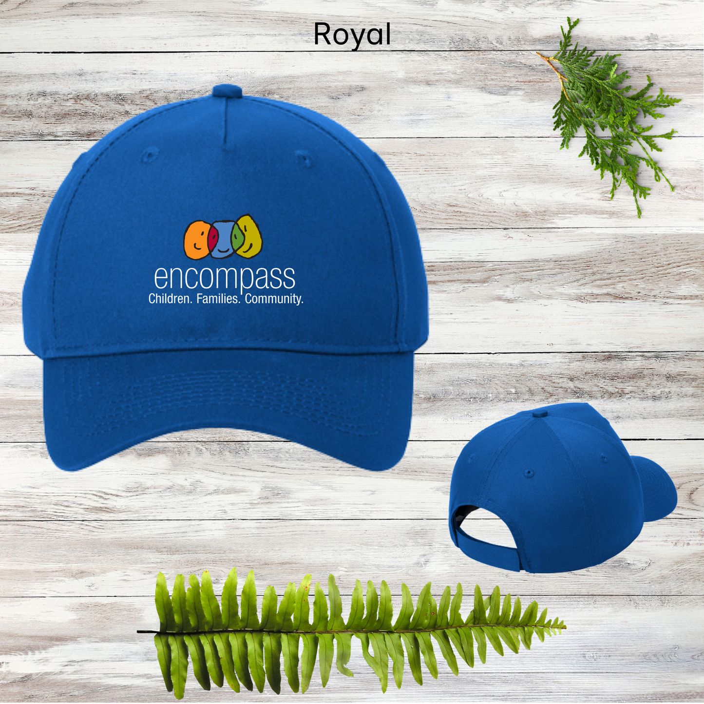 Encompass Printed 5 Panel Twill Cap