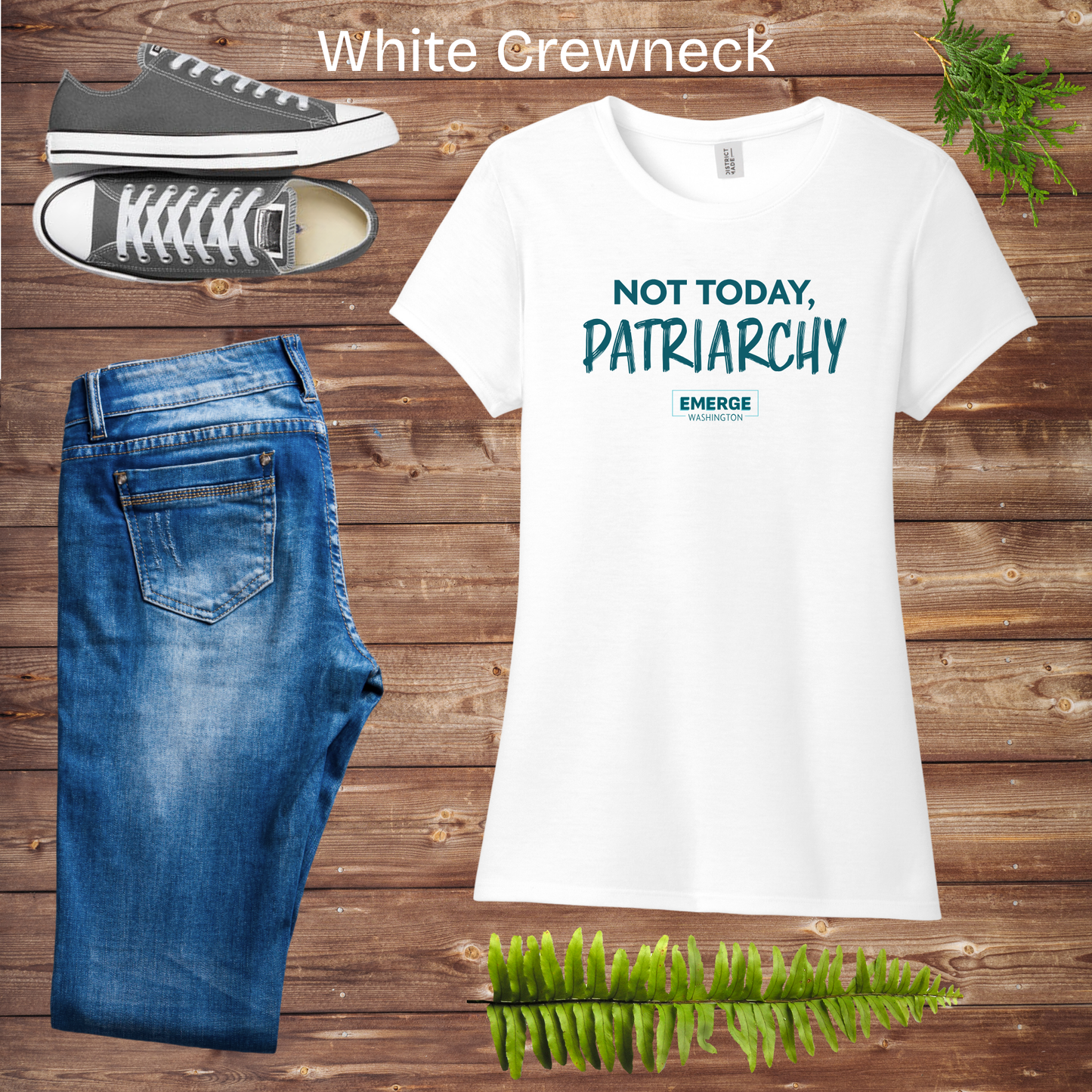 Not Today Women's Crewneck Emerge WA