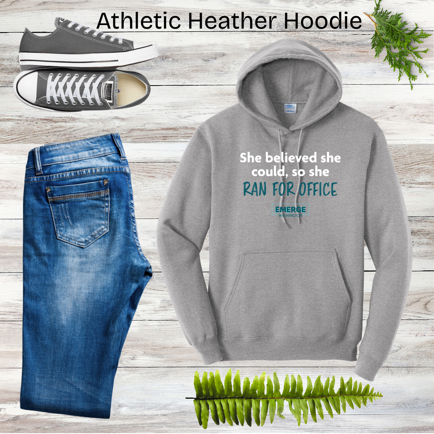 She Believed Unisex Hoodie Emerge WA