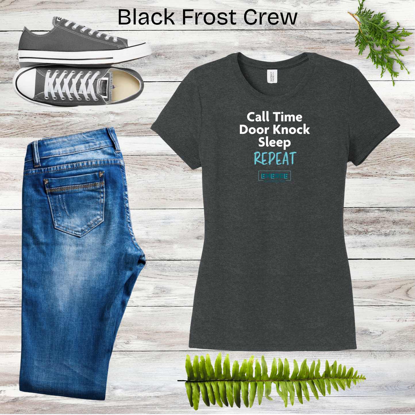 Call Time Women's Crewneck Emerge WA