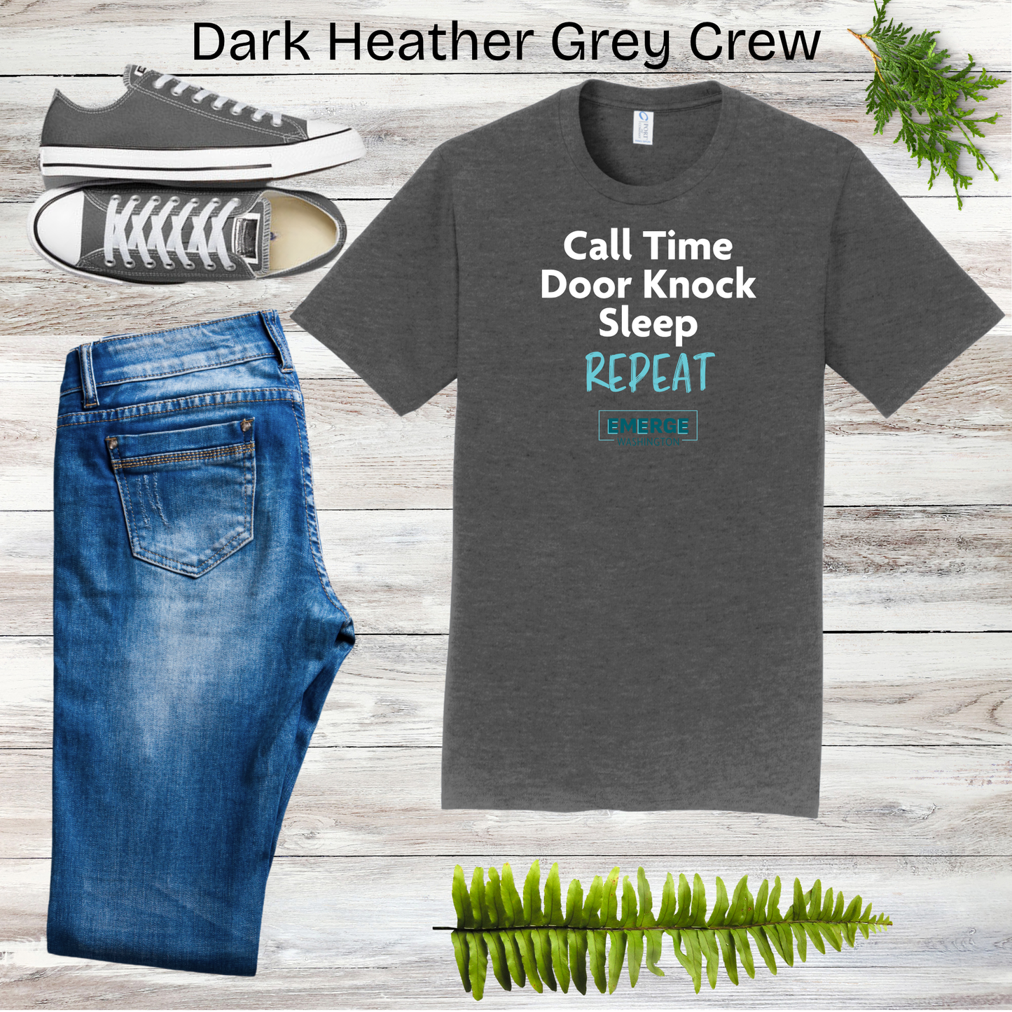 Call Time Unisex Crewneck Emerge WA