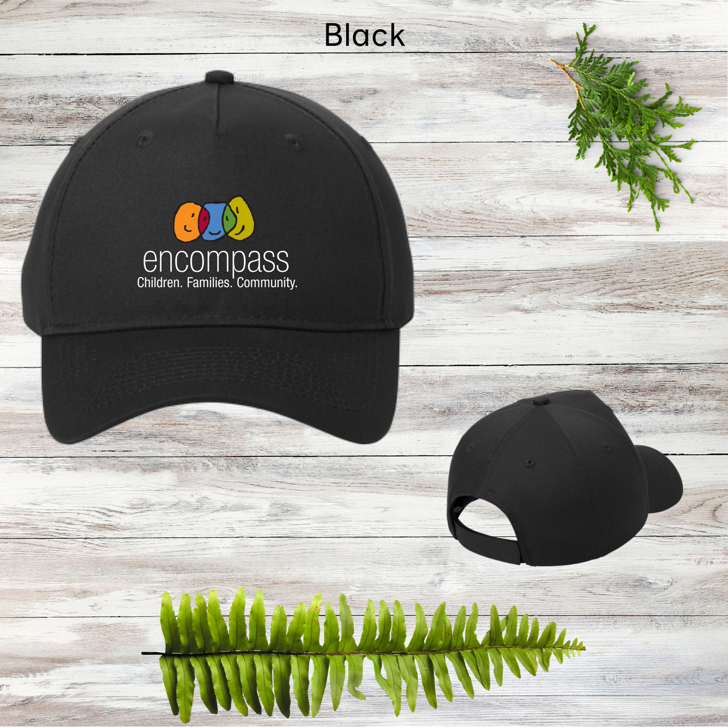 Encompass Printed 5 Panel Twill Cap