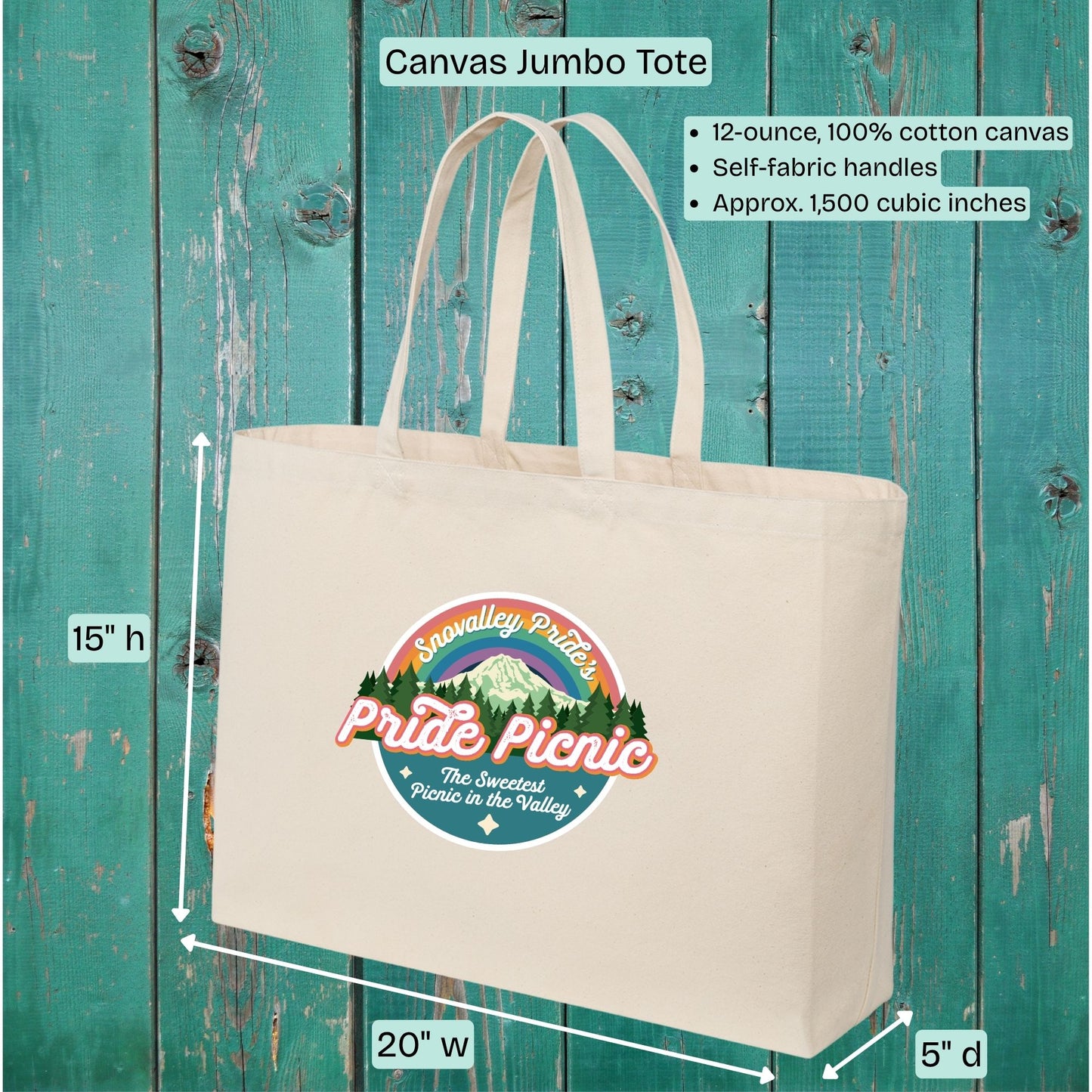 SnoValley Pride Picnic Event Totes