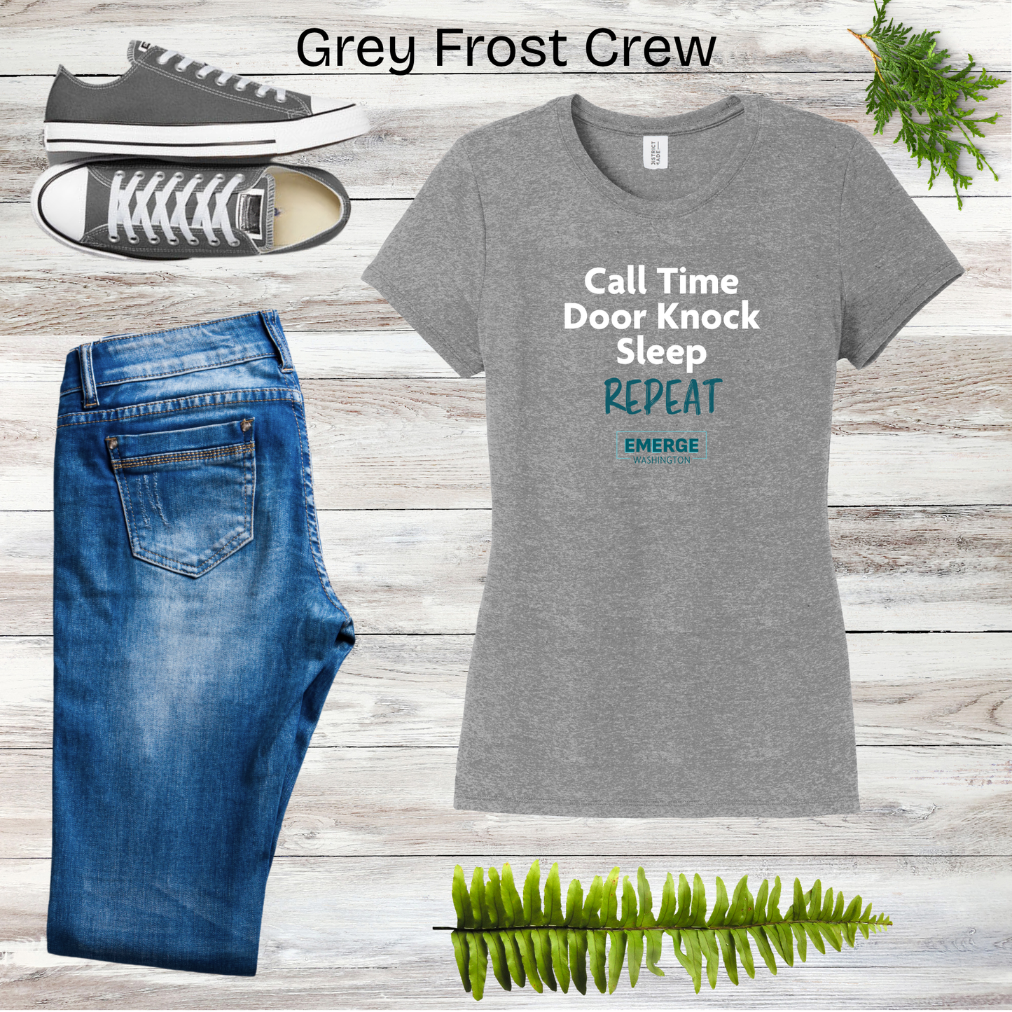 Call Time Women's Crewneck Emerge WA