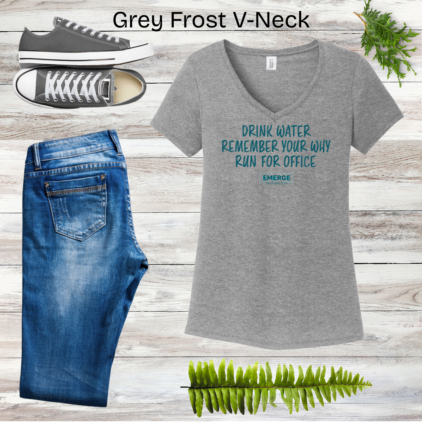 Self Care Emerge WA Women's V-neck