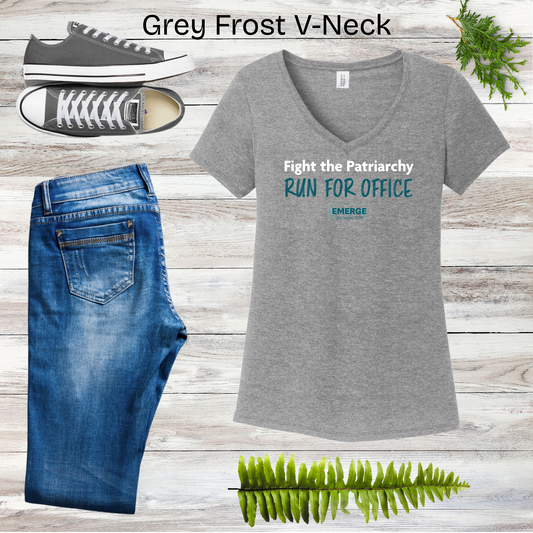 Patriarchy Women's V-neck Emerge WA