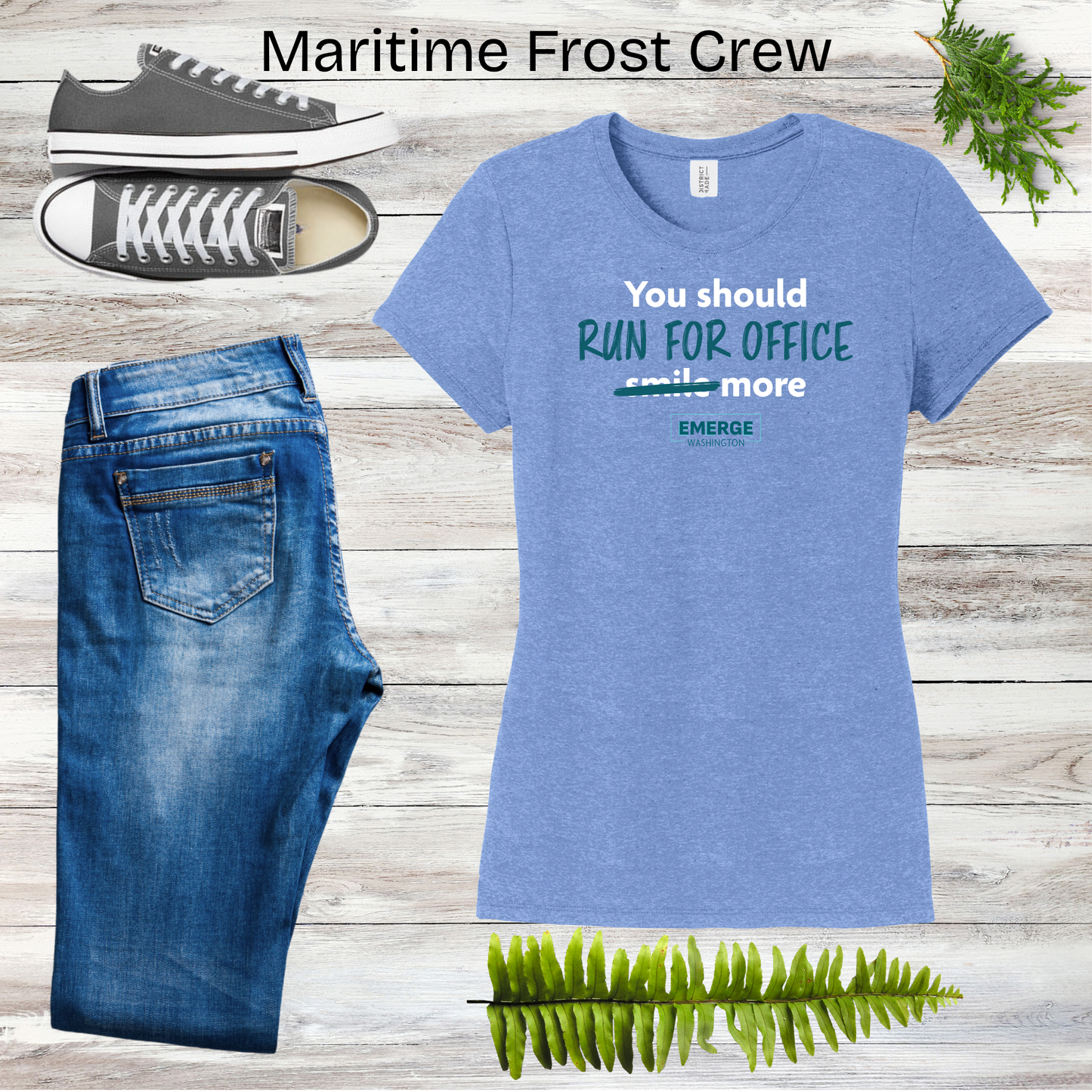 You Should Women's Crewneck Emerge WA