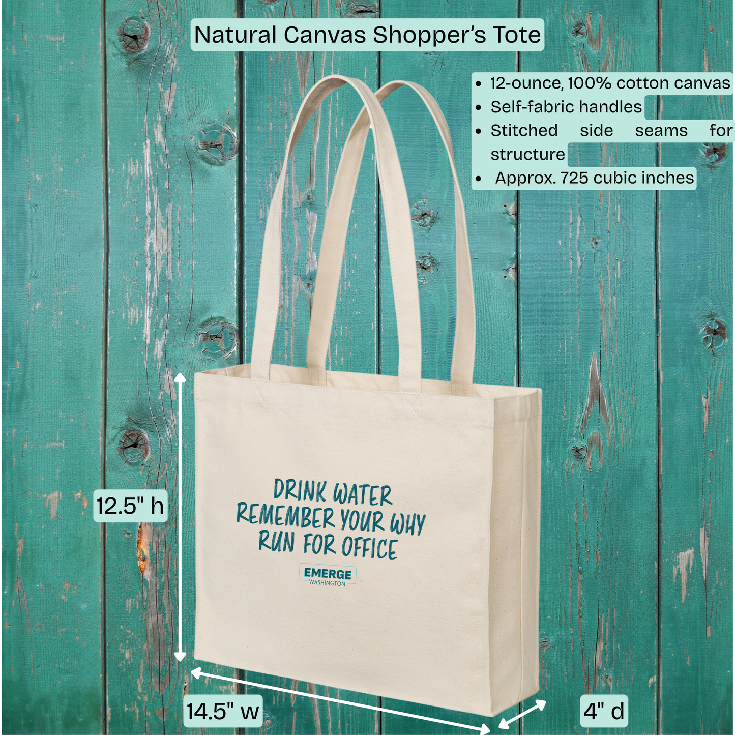 Self Care Tote Bag Emerge WA