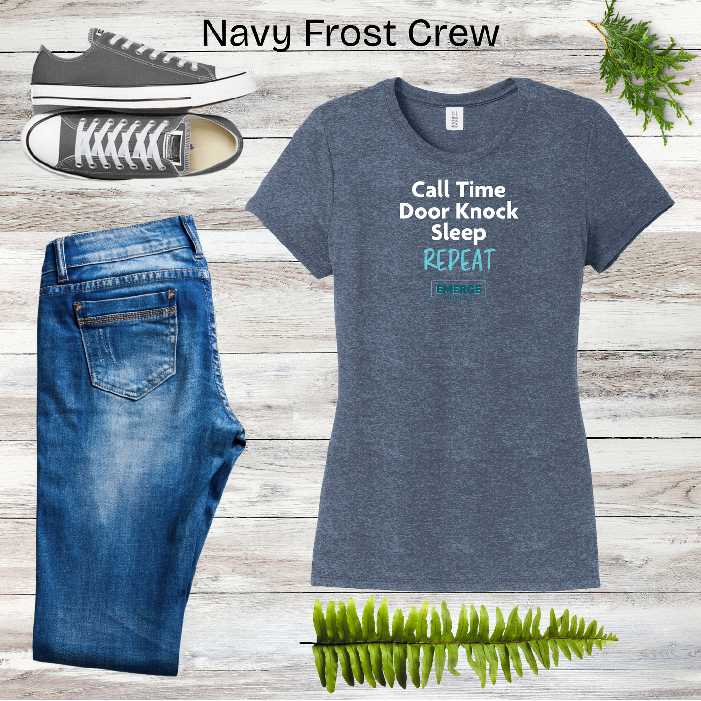 Call Time Women's Crewneck Emerge WA