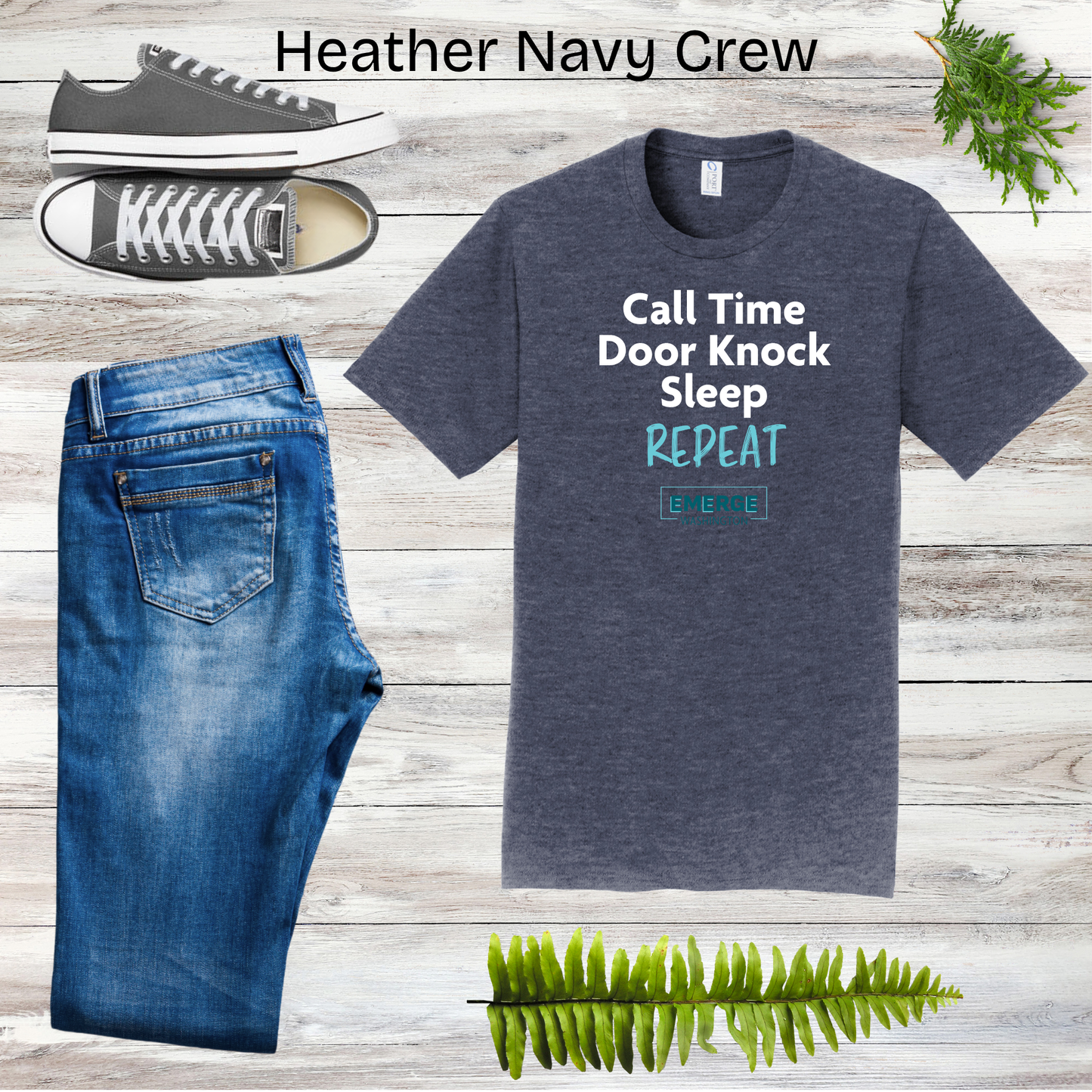 Call Time Unisex Crewneck Emerge WA