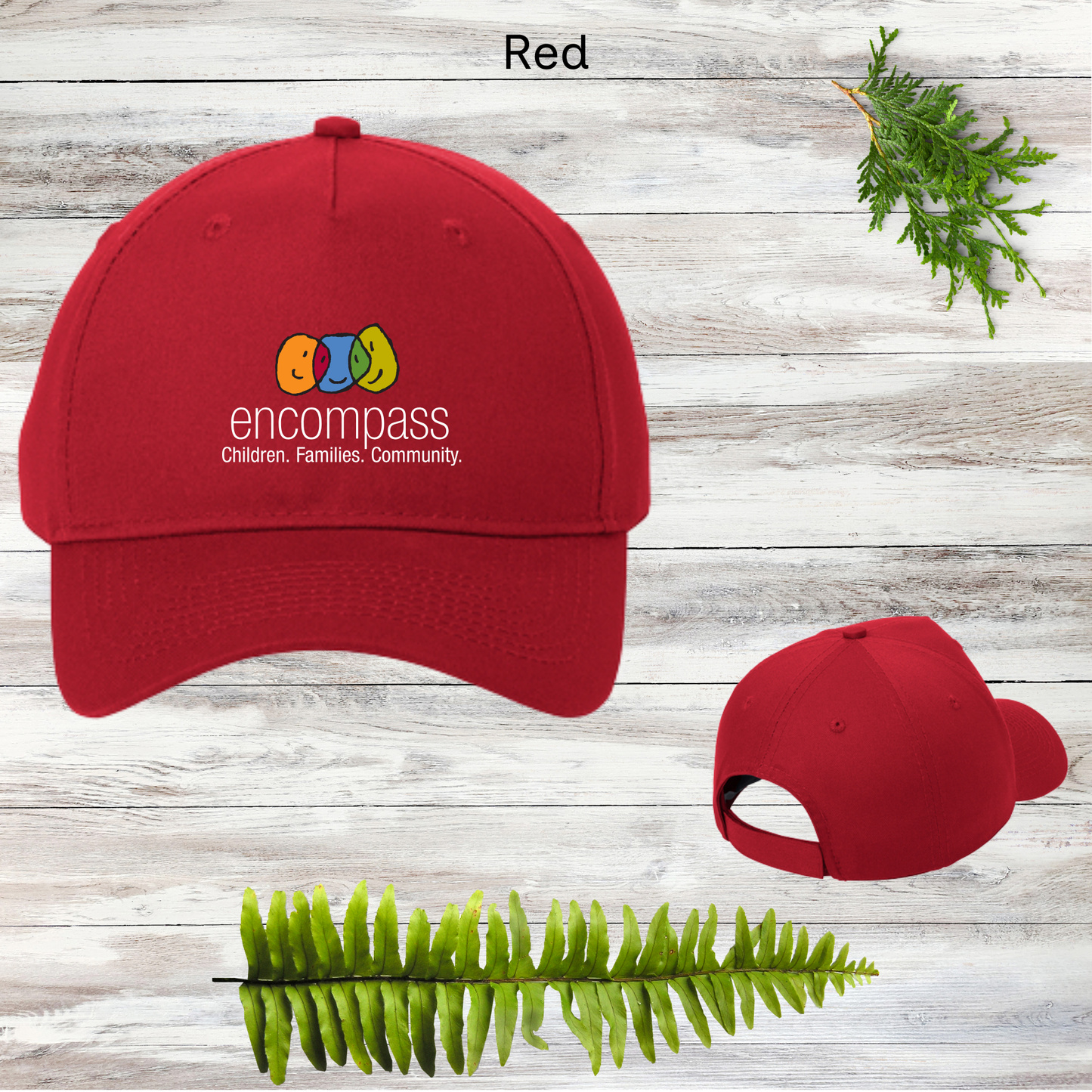 Encompass Printed 5 Panel Twill Cap