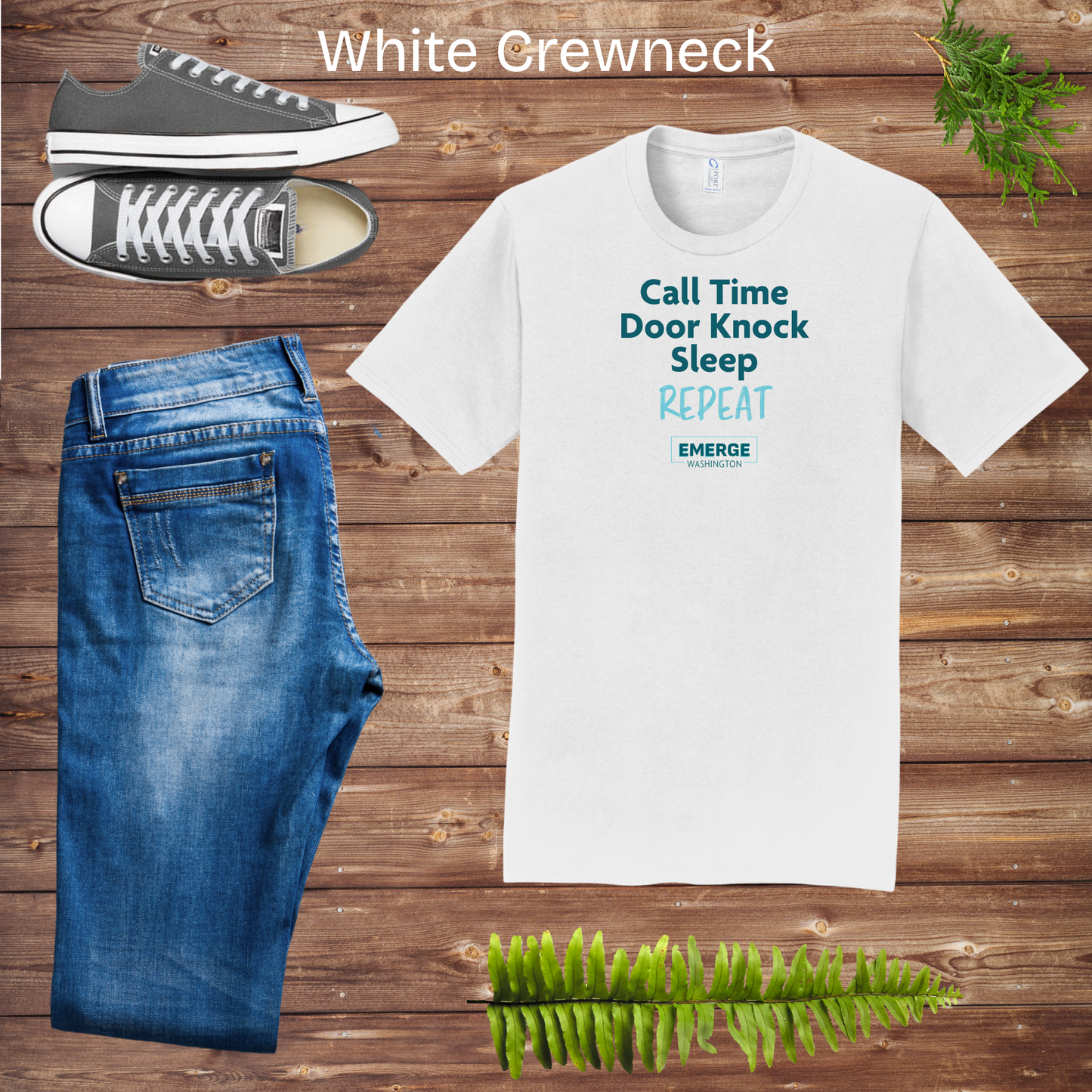 Call Time Unisex Crewneck Emerge WA