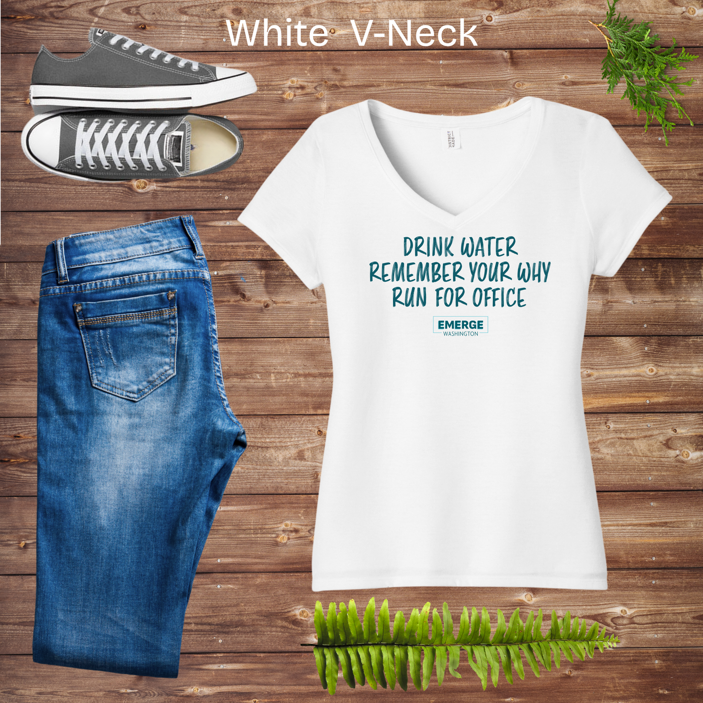 Self Care Emerge WA Women's V-neck